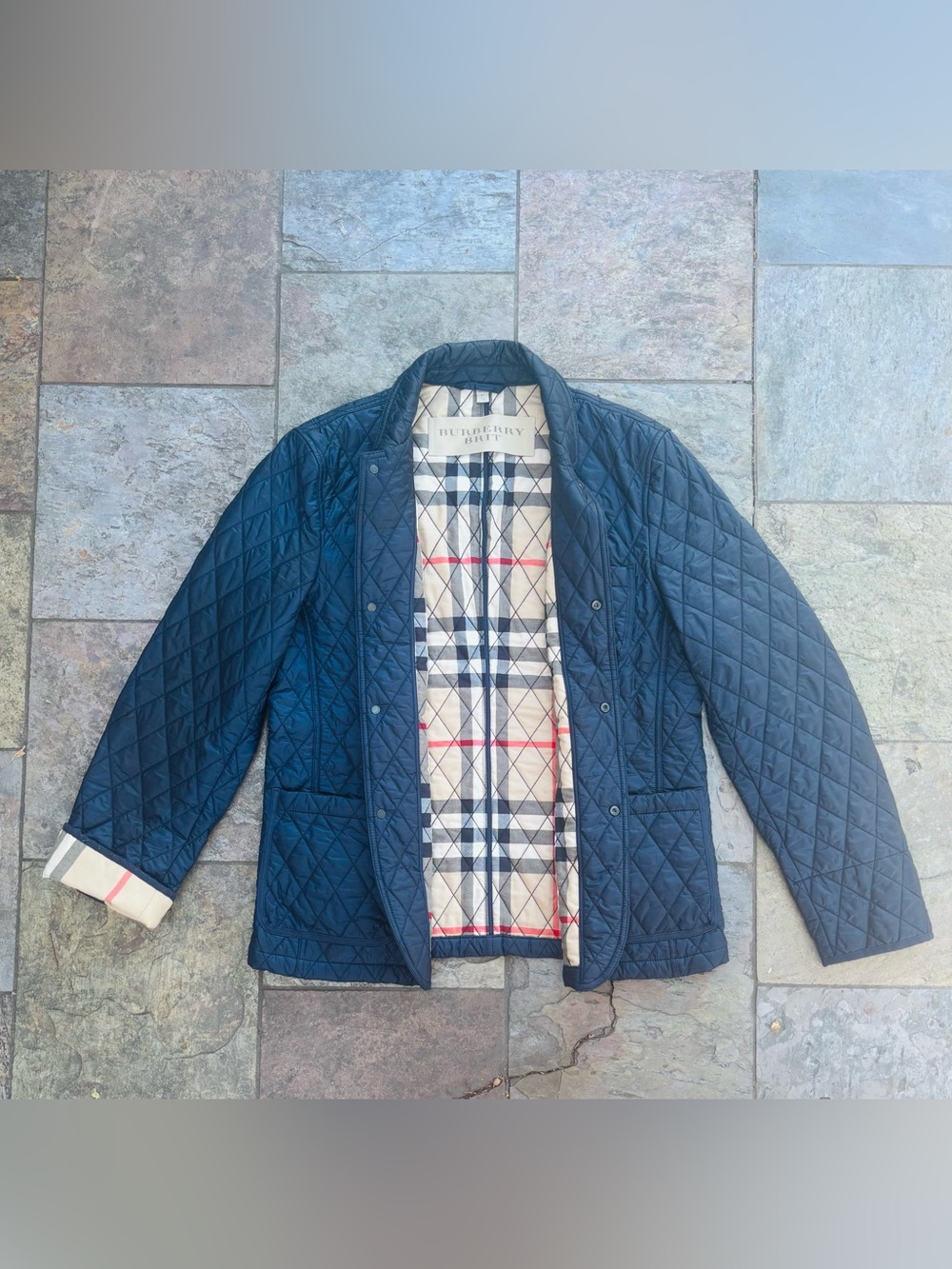 Burberry Brit men’s quilted jacket XL